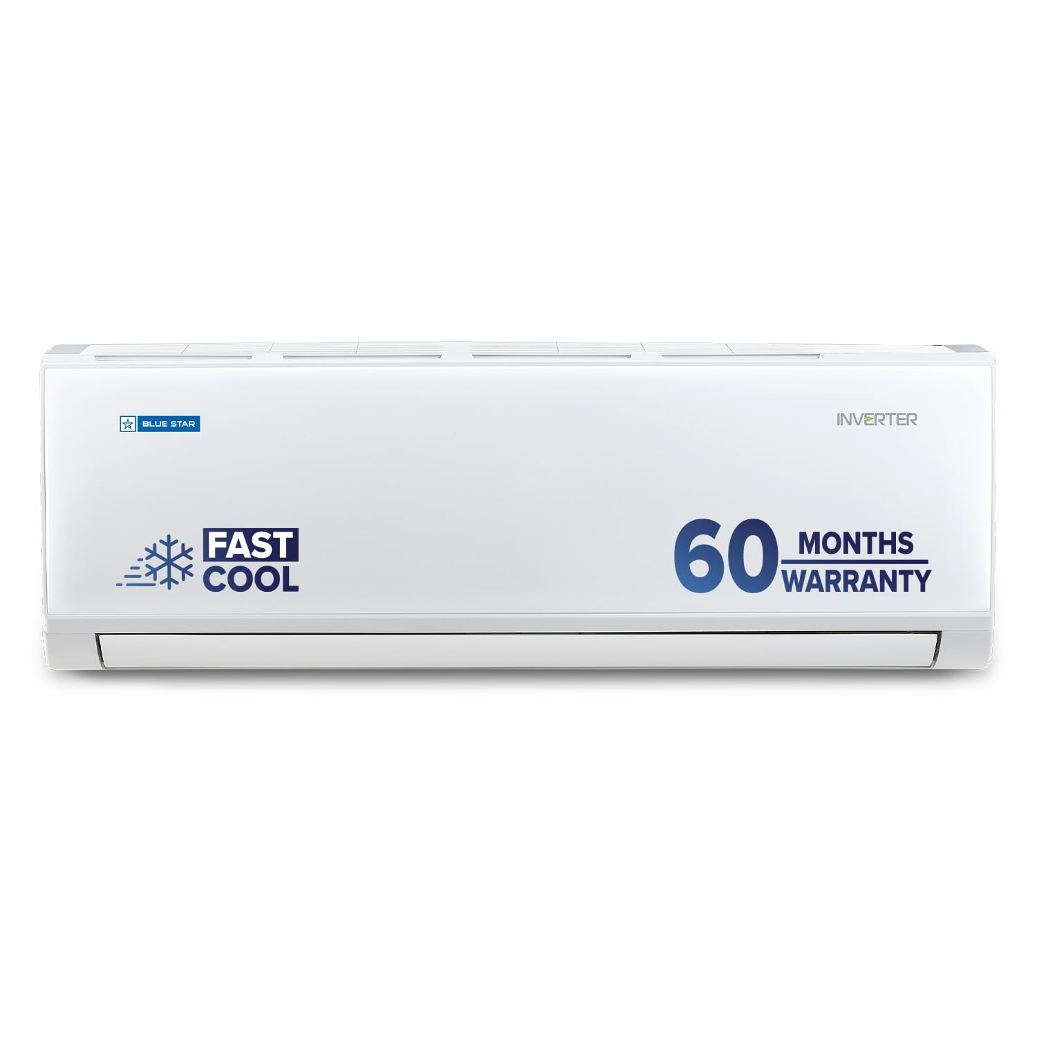 blue star 1 ton 3 star,inverter split ac (copper, convertible 5 in 1 cooling, digiq hepta sensor,blue fins, self diagnosis, white) blue star 1 ton 3 star,inverter split ac (copper, convertible 5 in 1 cooling, digiq hepta sensor,blue fins, self diagnosis, white)